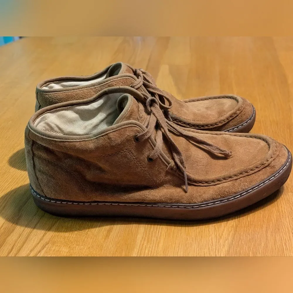 AUTHENTIC UGG Bayonne Chukka Boots 1006048 CHESTNUT SHEEPSKIN Suede Men's US 10